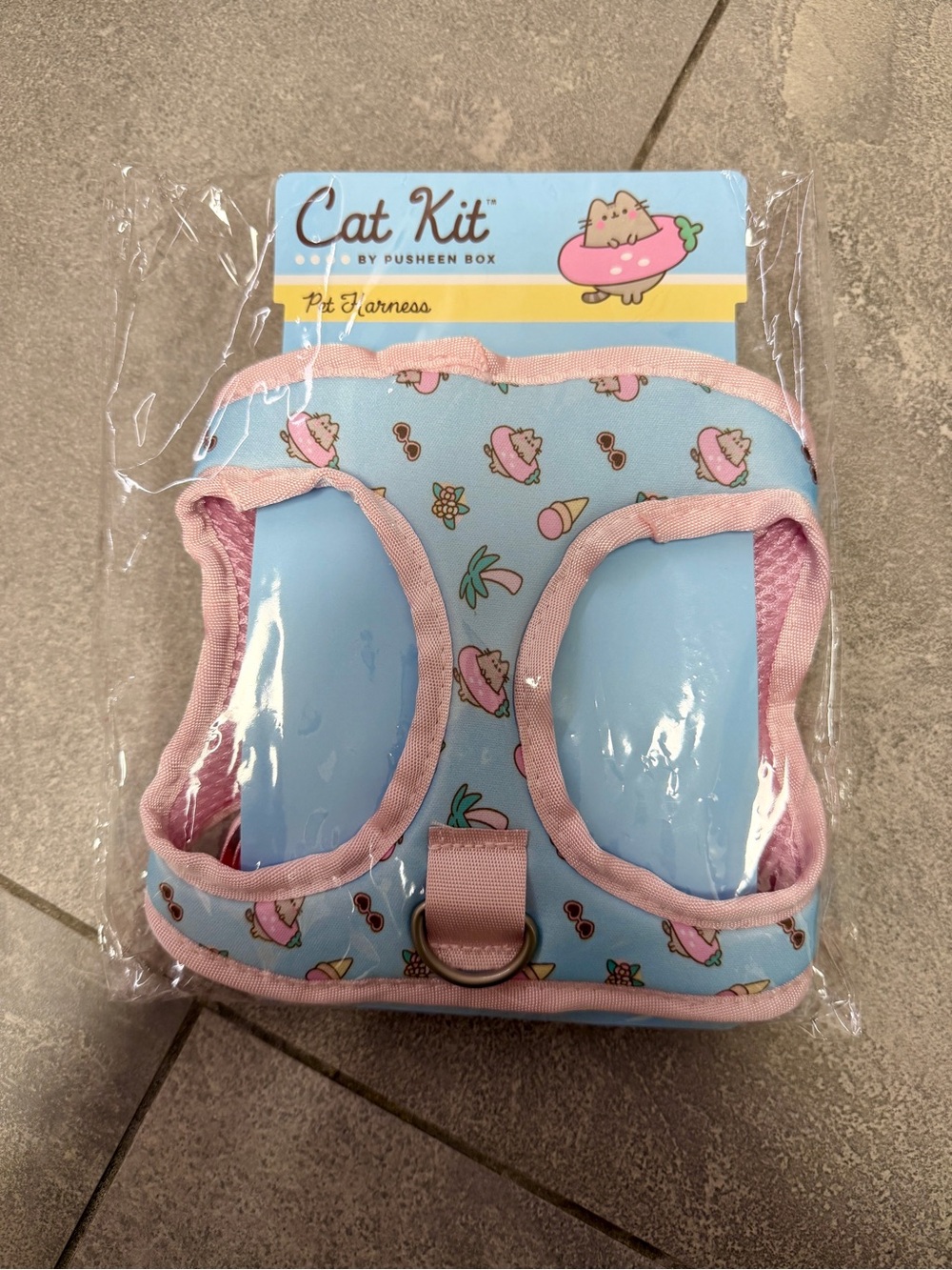 Pusheen Pet Harness Leash Summer 2026 Cat Kit Pink Blue Floatie Pool Cute